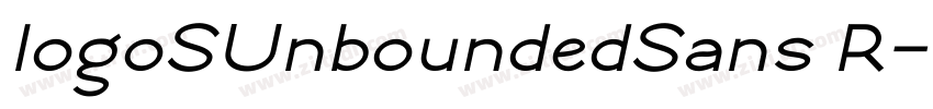 logoSUnboundedSans R字体转换